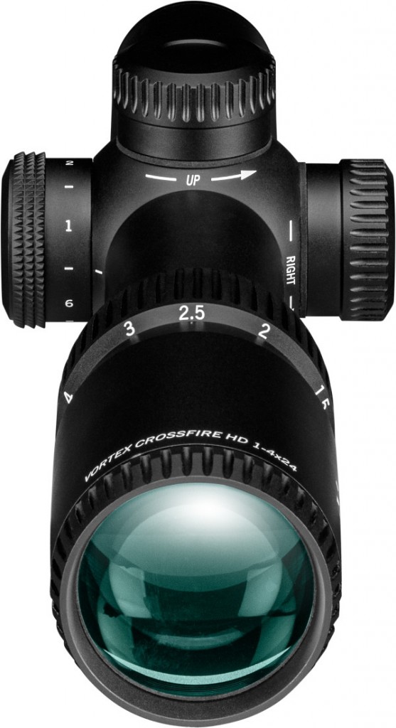 Vortex Crossfire HD 1-4x24 Opplyst Dead-Hold 2A BDC MOA