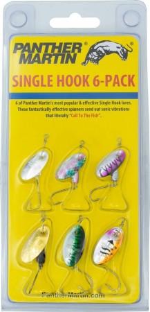 Panther Martin Single Hook 6 Pack