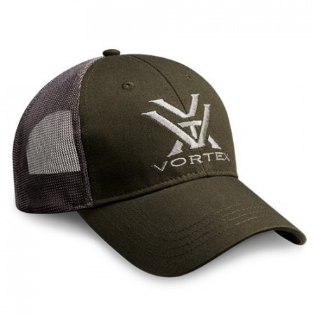 Vortex Green and Grey Mesh Cap