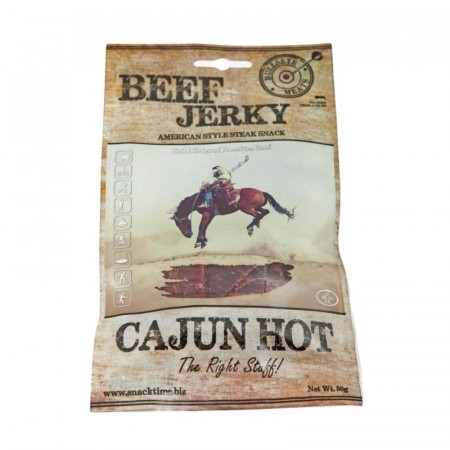 Bullseye Meats Beef Jerky Cajun Hot 50g
