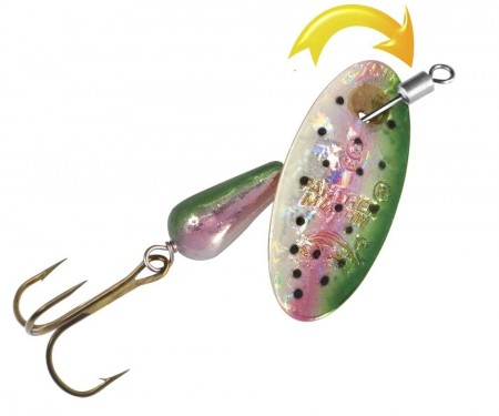 Panther Martin InLine SWIVEL™ Holographic Rainbow/Trout