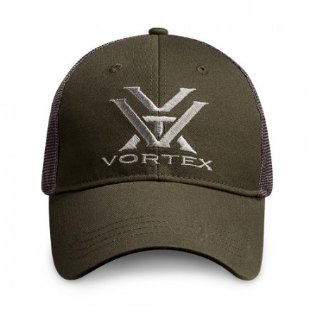 Vortex Green and Grey Mesh Cap