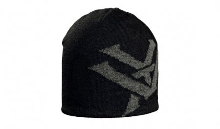 Vortex Black Logo Knit Hat