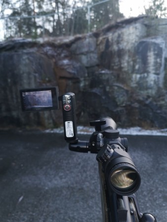 Våpenmontasje for videokamera