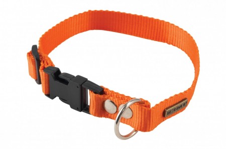 Hundehalsbånd Nylon 30x600 mm, Orange