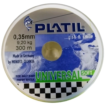 PLATIL Universal 300m 0,35mm Yellow Monofilament Fiskesene