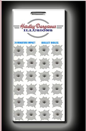 Hardley Dangerous Illusions - Falske kulehull Cal.22, stickers
