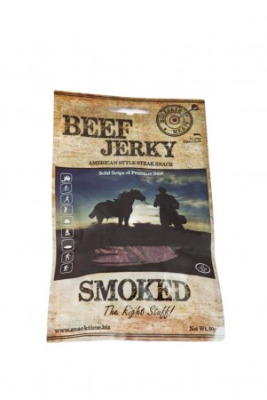 Bullseye Meats Beef Jerky Smoked 50g