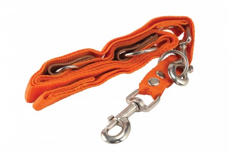 Hundebånd Nylon 25x2200 mm, Orange