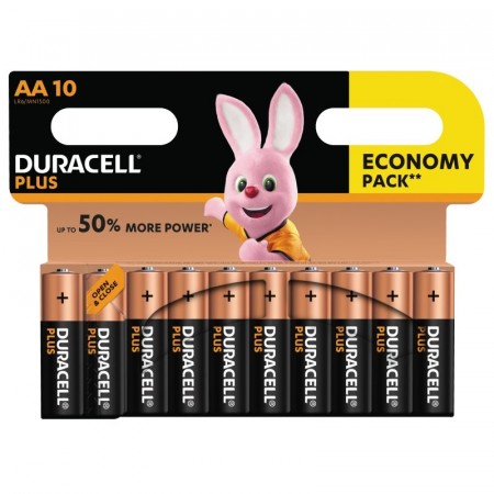 Duracell PLUS AA batterier 10pk.