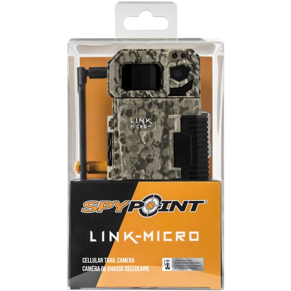 SpyPoint LINK-MICRO-LTE 4G Viltkamera, i innpakning