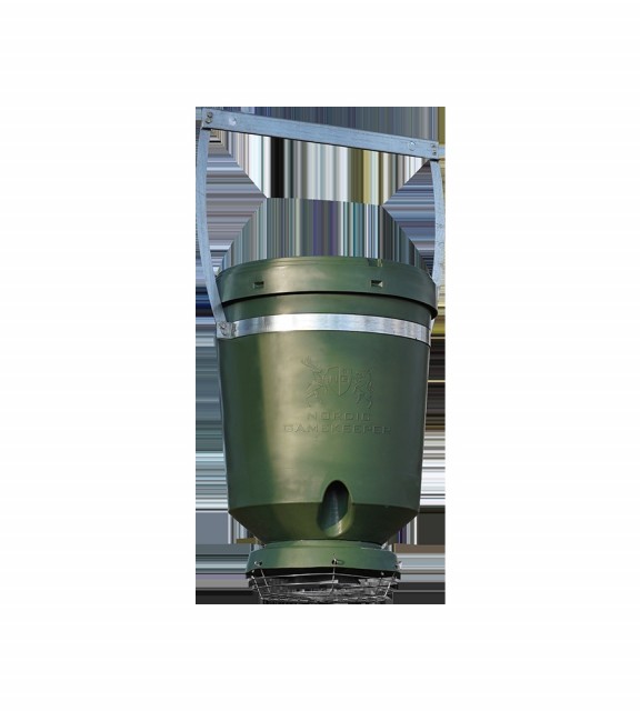 Pris for komplett tønne med NG forautomat og oppheng 7495,-