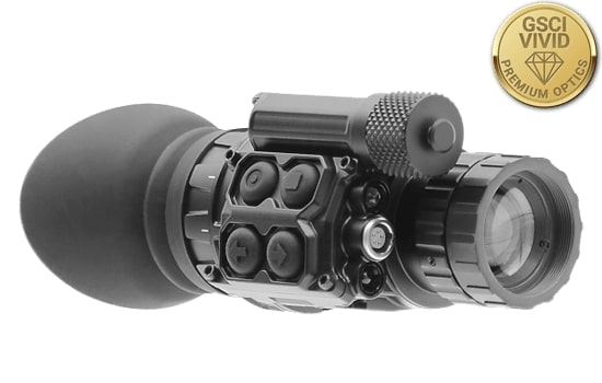 LUX-14L Night Vision Monocular Unit Equipped with GSCI-VIVID Premium Optics