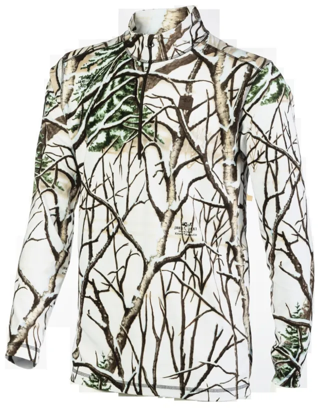 JahtiJakt Rowan Half Zip Fleece Snøcamo Overdel