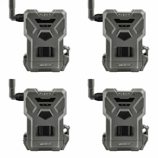 SpyPoint FLEX-M Viltkamera 4pk av vårt mest solgte viltkamera noensinne, (100 bilder gratis pr kamera, pr.mnd!)