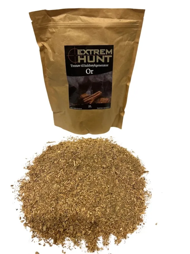 Extremhunt premium røykespon av Or 2 liter (1-3mm)