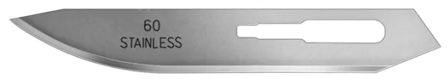 Havalon 60XT 100 stk. (Ekstra kraftige knivblad) Stainless steel blades