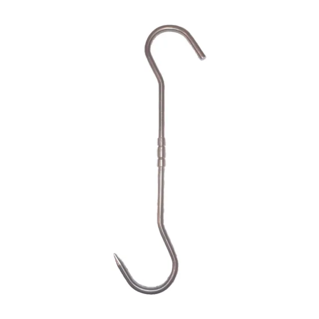 Extremhunt 8mm Profesjonell Rustfri 360 Slaktekrok, Ekstra lang