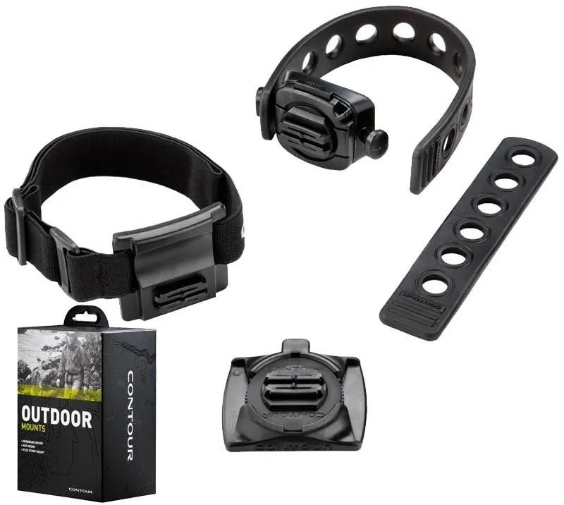 Headband, Flex Strap og feste til caps/luer, 3 gode fester i en pakke!