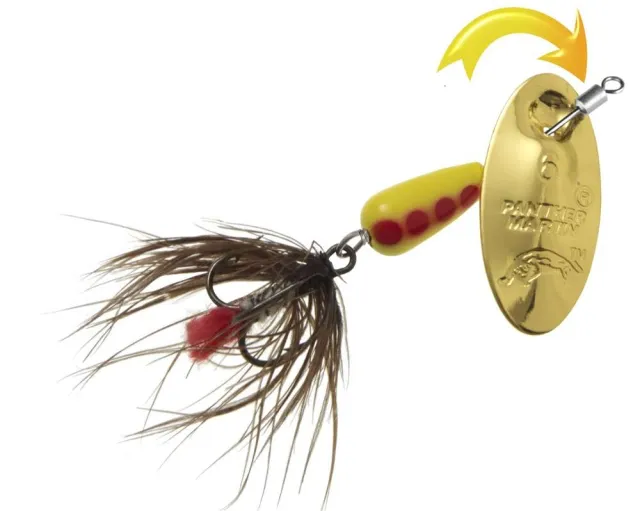 Panther Martin InLine SWIVEL™ Regular Fly Gold/Brown