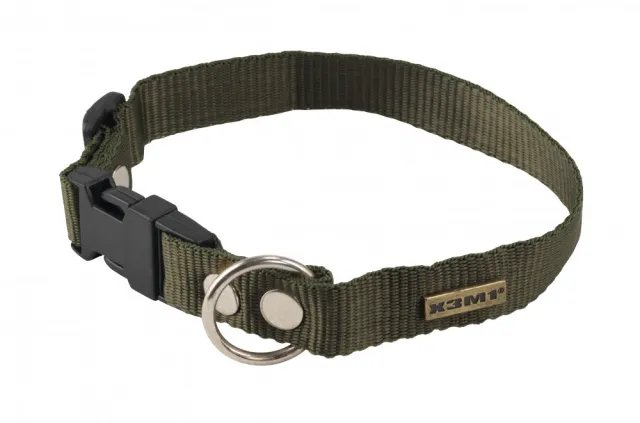Hundehalsbånd Nylon 20x400 mm, Grønn