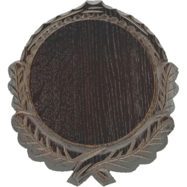 Eurohunt utfrest trofeplate for villsvintenner - 16 cm Mørk